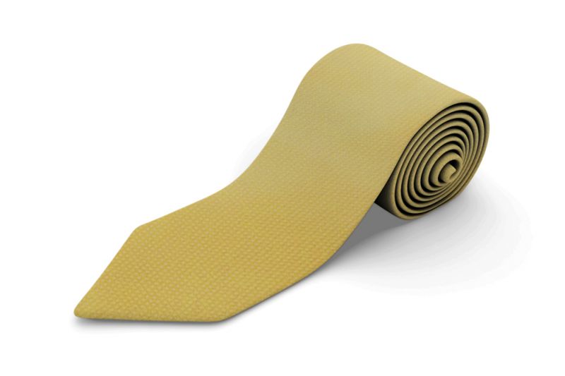 Kensington DF528/17 Plain Extra Long Tie Yellow