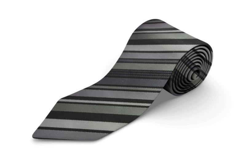 Kensington MWY410238/3 Stripped Tie Charcoal