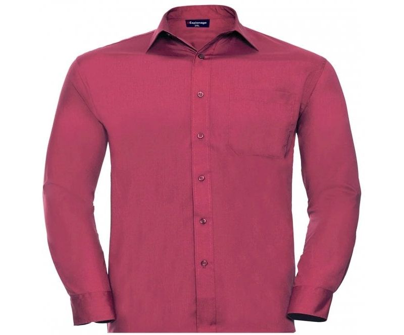 Espionage Big Mens Long Sleeve Shirt | Wine