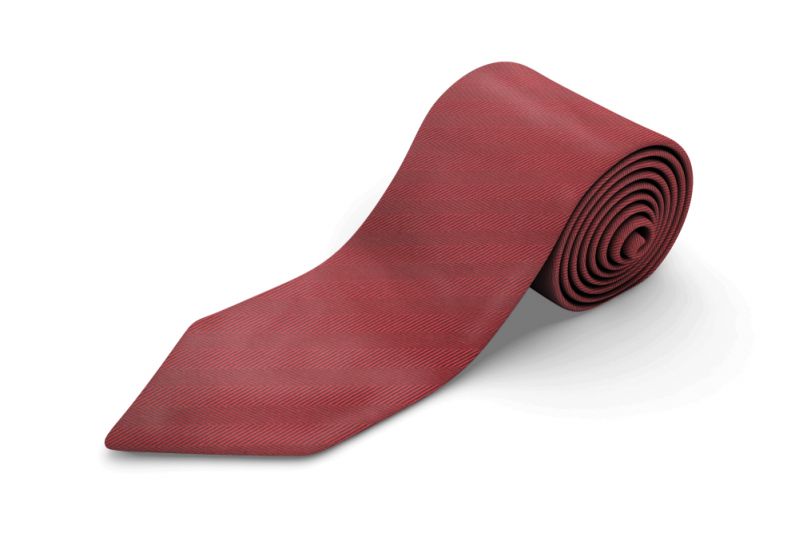 Double Two TPX0401 Extra Long Herringbone Tie Burgundy