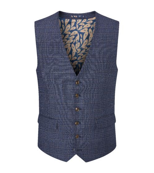 Skopes Woolf Suit Waistcoat Navy