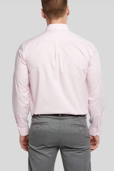 Double Two Long Sleeve Shirt Pink 