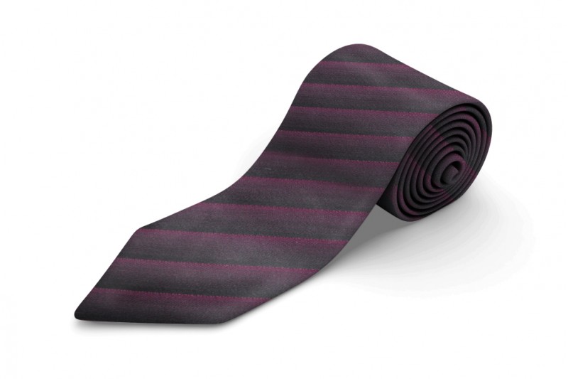 Kensington A1013/5 Diagonal Striped Tie Burgundy