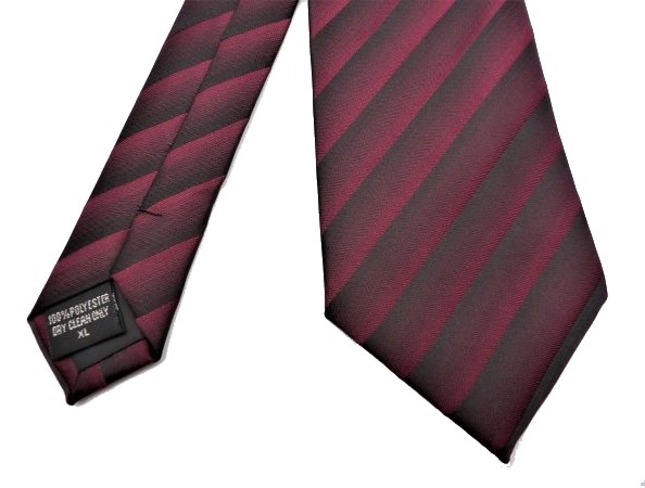 Kensington A1013/5 Diagonal Striped Tie Burgu