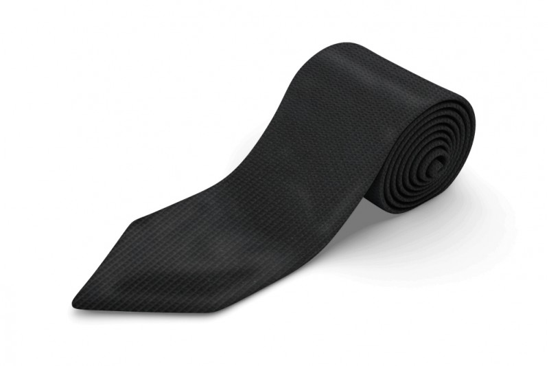 Kensington DF0528/3 Plain Extra Long Tie Black