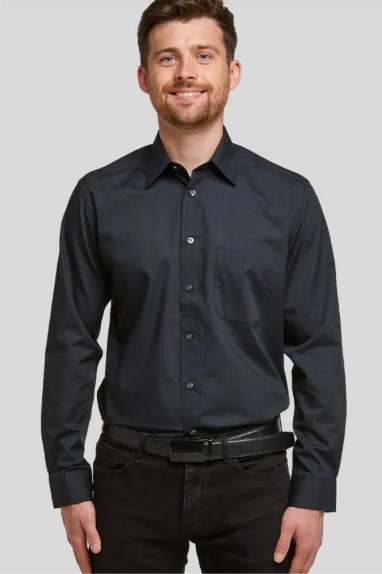 Double Two SLX3300F Long Sleeve Shirt Black