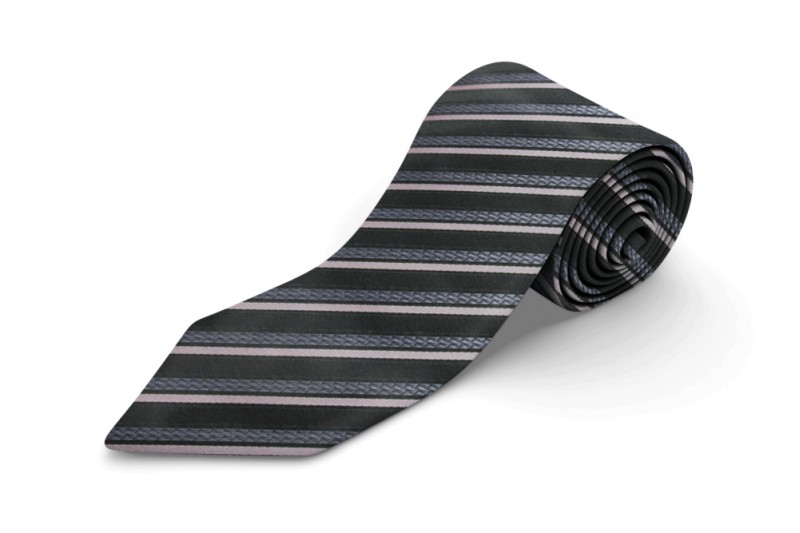 big mens extra long stripe tie, kensington - pink