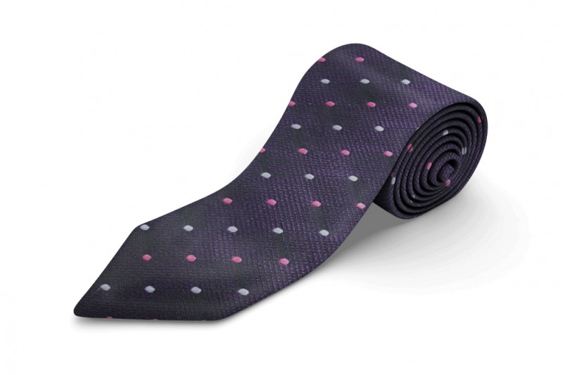 Kensington MWY311174/5  Spotted Tie Purple