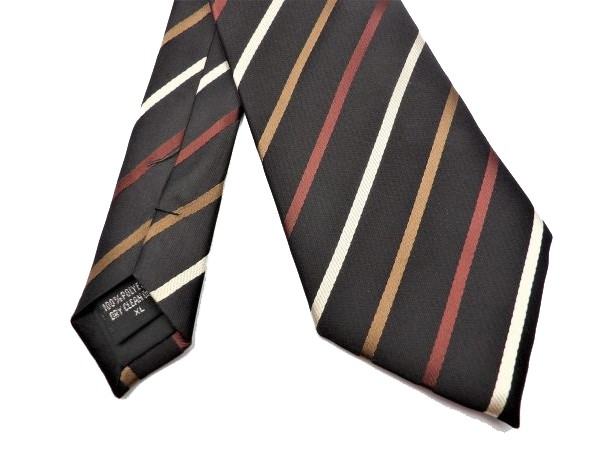 Kensington MWY311178/4 Stripe Tie Brown