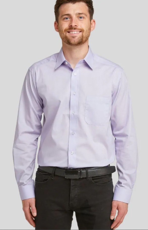 Double Two Long Sleeve Shirt Lilac