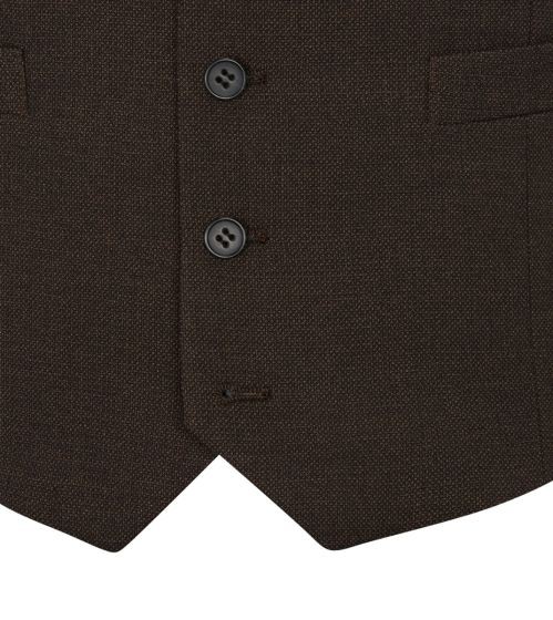 Skopes Harcourt Waistcoat Brown