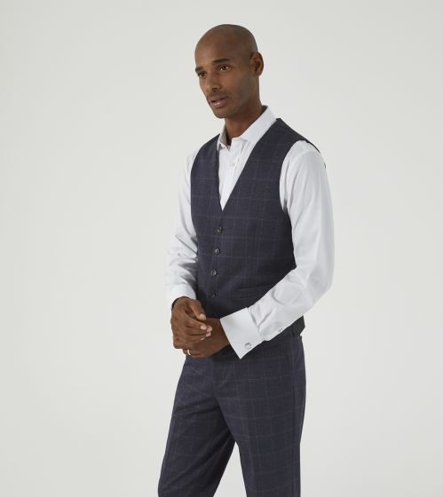 Skopes Thoresby Big Mens Waistcoat | Check | 