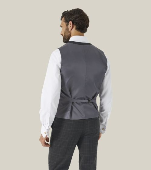 Skopes Casey Big Mens Waistcoat | Check | Oli