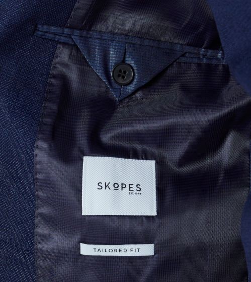 Skopes Harcourt Tailored Suit Jacket Navy 