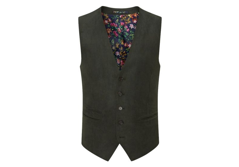 skopes camplin waistcoat olive