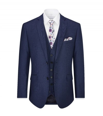 Skopes Harcourt Tailored Suit Jacket Navy 