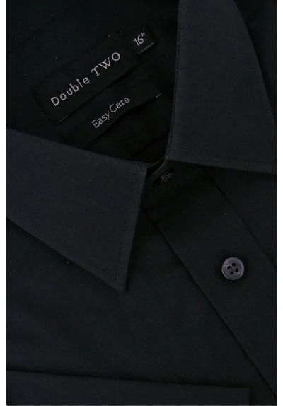 double two shx3300f short sleeve shirt black