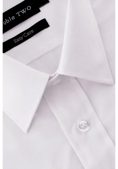 double two shx3300a short sleeve shirt white