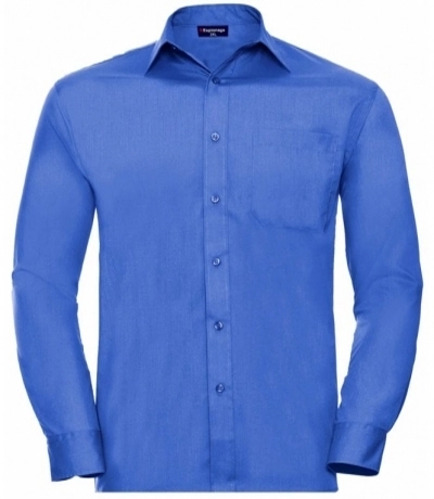 espionage big mens long sleeve shirt | cobalt