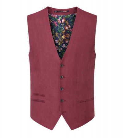 skopes camplin waistcoat raspberry