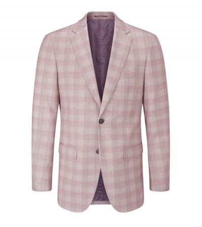 Skopes Montalvo Checked Tailored Jacket, Coral 50 - 62