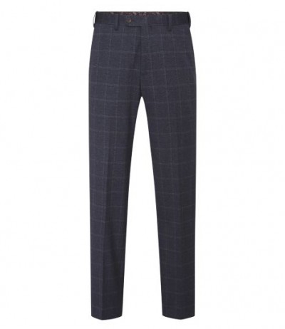 Skopes Thoresby Big Mens Trousers | Check | Grey